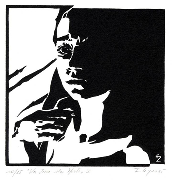     linogravure - 12 x 12 cm