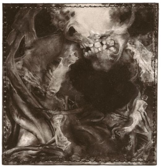     encre sur rhodo&iuml;d - 16,3 x 15,8cm