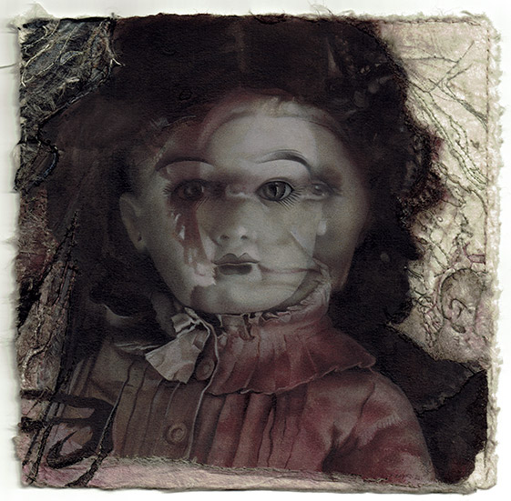     technique mixte sur papier - 15 x 15 cm