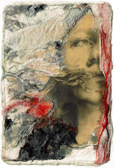     technique mixte sur papier - 15 x 10 cm