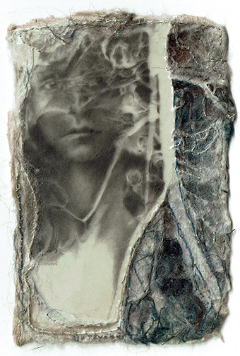     technique mixte sur papier - 9 x 6 cm